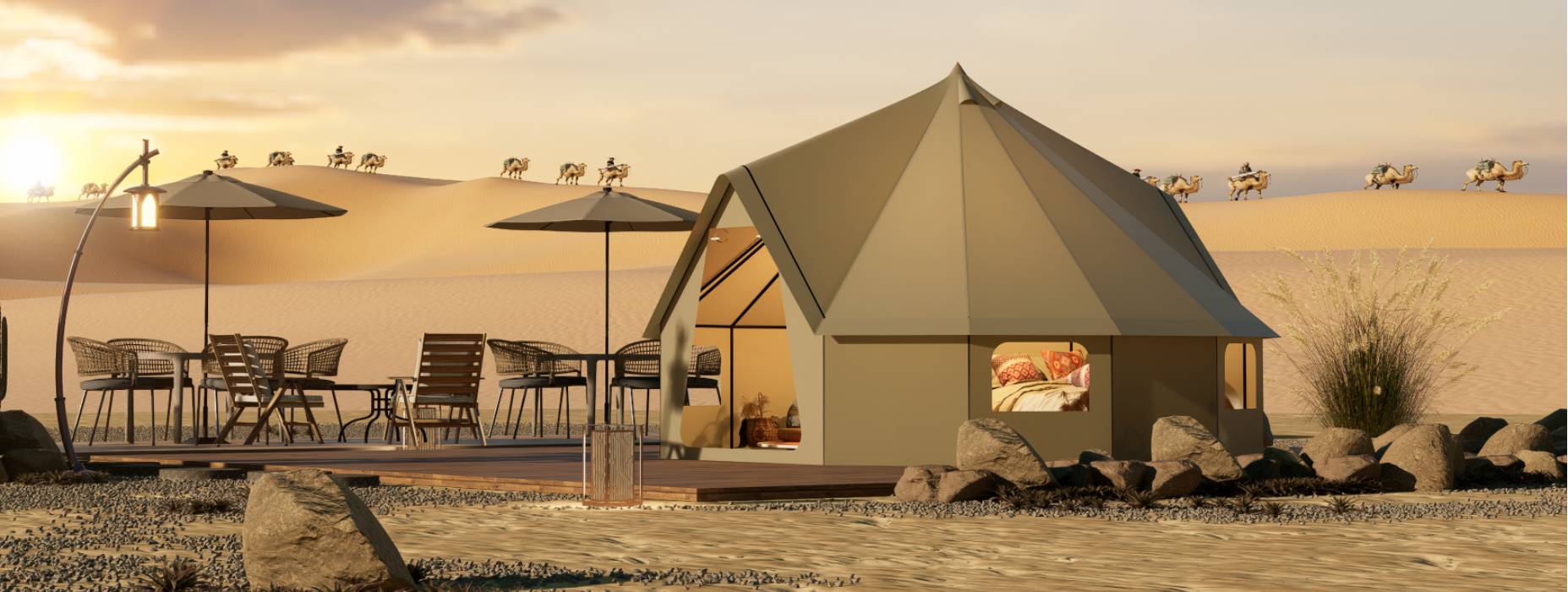 闸北区露营酒店帐篷产品